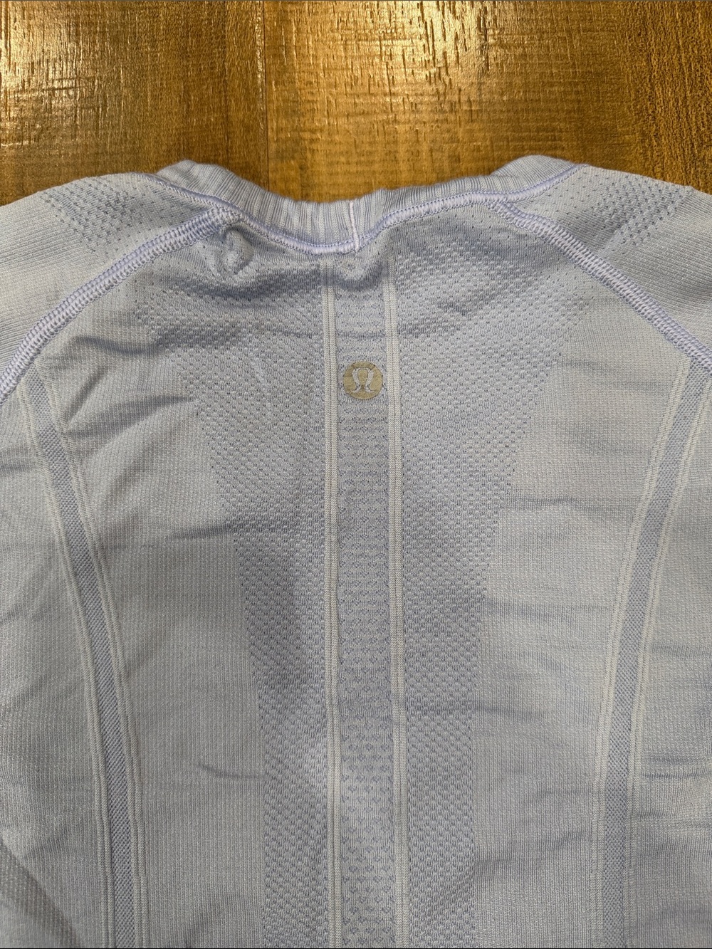 lululemon athletica Pale Blue Short-Sleeve Performance Tee - Picture 3 of 4